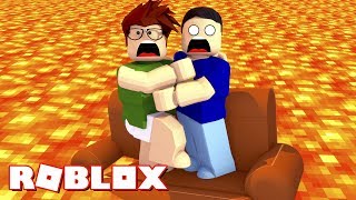 O CHÃO É LAVA!  Roblox