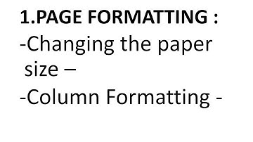 CLASS 5 - CHAPTER 3 - FORMATTING A DOCUMENT IN MS WORD- PART 1 #computer #class5
