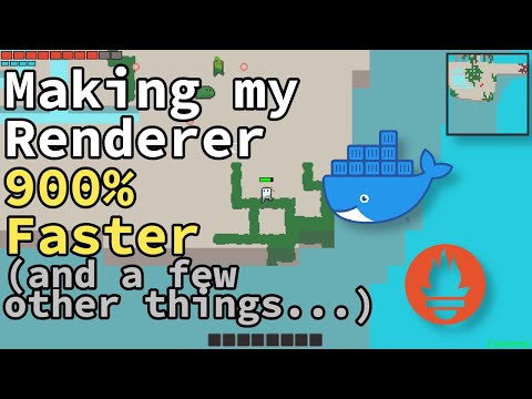 Faster Renderer, New Minimap, Dockerization, and Service Health Monitoring [Golang MMO Devlog]