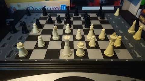 Arena FIDE Master VS Excalibur Phantom Force Chess Computer Level BE005 Game 03.11.19