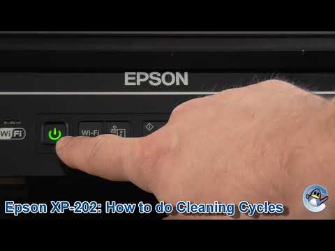 Epson Expression Home XP-202: How to do Printhead Cleaning Cycles
