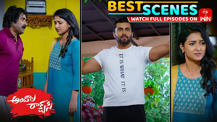 Andala Rakshasi Best Scenes: 10th July 2025 Episode Highlights | Watch Full Episode on ETV Win