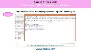 Pizzeria Python Code