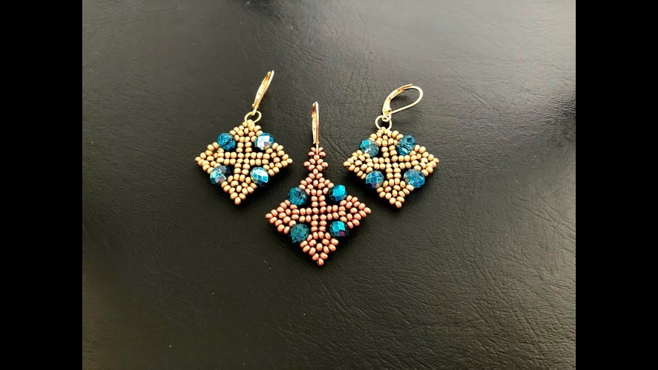 DIY Beaded Earrings YouTube