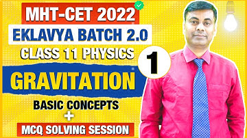 Eklavya Batch 2.0 || Class 11th Gravitation Basics Concepts & Application Base MCQ