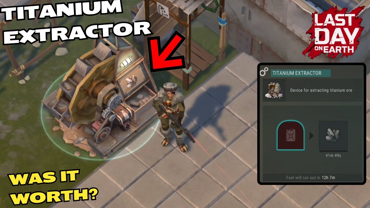 FINALLY UNLOCKED THE TITANIUM EXTRACTOR IS IT WORTH? - HUNTERS INSTINCT - Last Day on Earth