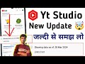 Showing data as of 25 apr 2024 yt studio  showing data as of 25 apr 2024  yt studio new update