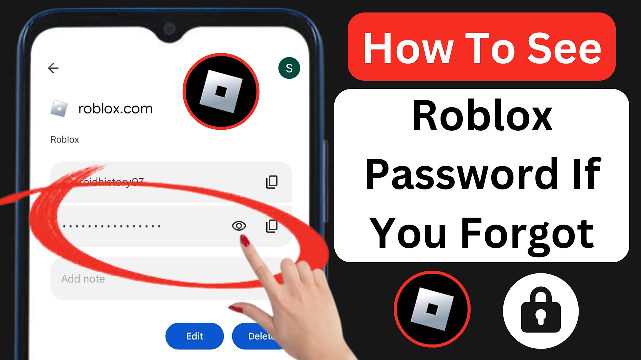 How To See Your Roblox Password In Mobile 2023, See Roblox Login Password  if you forgot it