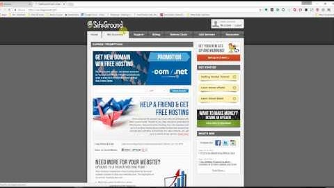 Installing WordPress on Your Website - SiteGround Hosting Account