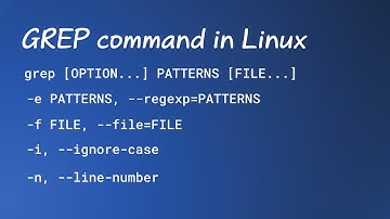 grep command in Linux