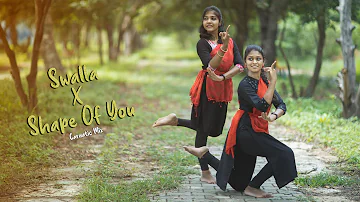 Swalla X Shape of you Carnatic Mix | Dance Cover | Indian Raga | Team Mayura - Kavya & Divya|