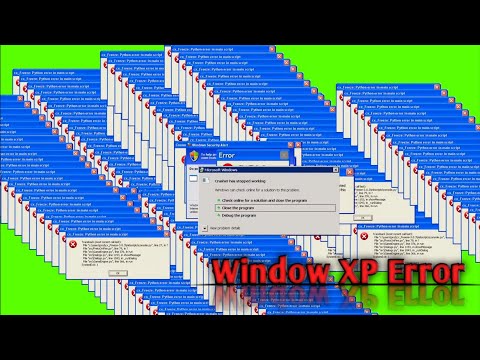 GREEN SCREEN Windows XP Error VIRUS ERROR FOOTAGE SOUND || Green Screen || @greenscreen