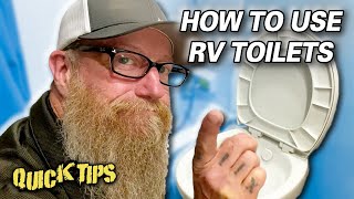 HOW TO USE YOUR RV TOILET | Quick Tips with Randy Murray