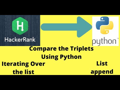 Compare the Triplets in HackerRank using Python | Learn Python ...