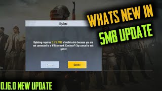 What's New In 5mb Update | Pubg Mobile lite New 0.16.0 Update