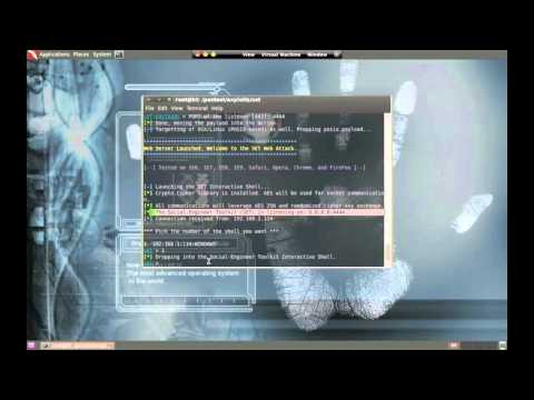Social Engineering Toolkit - Java Web Attack