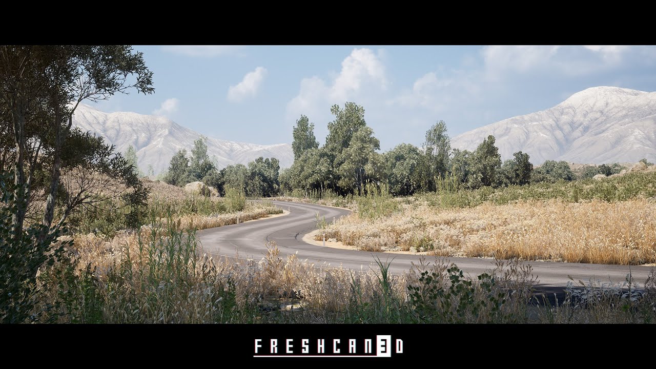 Unreal Engine 5 - Cinematic Nature - Steppe Environment - YouTube