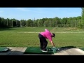 How to hold your arms for perfect backswing!