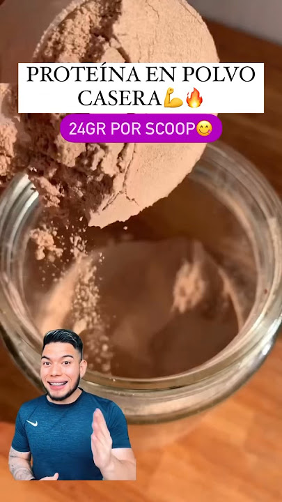 Proteína casera sabor chocolate con 24g de prote por scoop 💪🏻🍫 