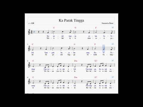 Chord Lagu Ka Parak Tingga - YouTube