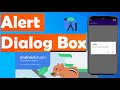 alert dialog box | android studio