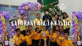 GENERASI BAGI KRISTUS, Juara 1 Lomba Gerak & Lagu HUT Wilayah Kalawat Satu Ke-18