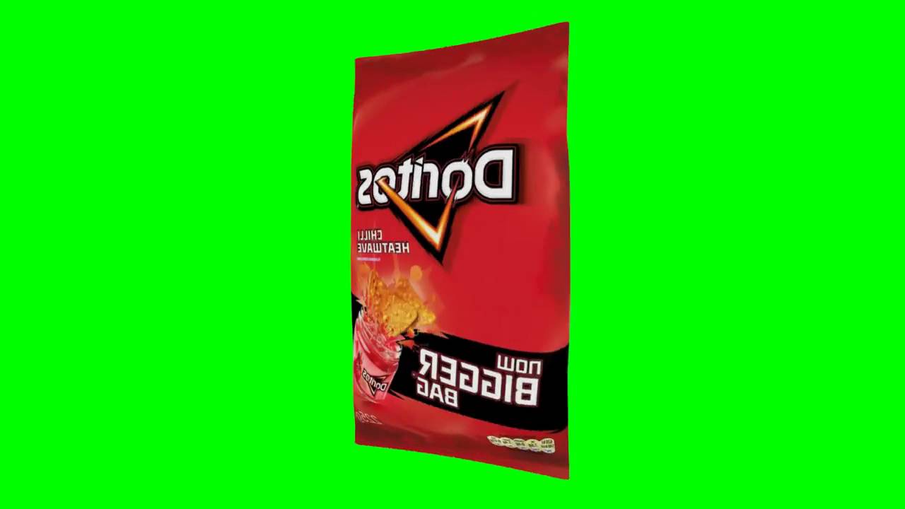 Green Screen Spinning Doritos Chip Packet YouTube