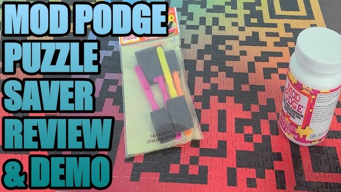 How to Preserve Puzzles with Mod Podge 