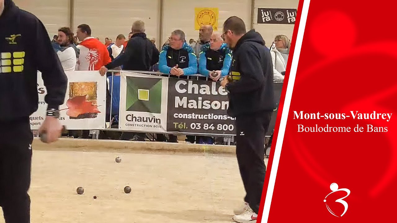 Miniature : 2ème partie FRANCHEBOIS vs PUTHOD - Régional Hivernal Triplette de Mont-sous-Vaudrey - Pétanque 2024