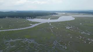 Drone Helipad Mishap - Harris Neck Tidal Marsh, Georgia