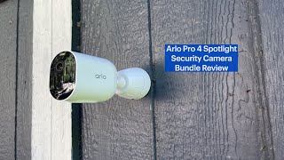 Arlo Pro 4 Spotlight Security Camera Bundle Review