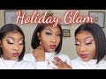 CHRISTMAS HOLIDAY GLAM MAKEUP ft Fenty Beauty | ✨WOC Friendly ✨| 🎄DAY 12 of 12 DAYS OF CHRISTMAS 🎄