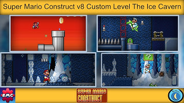Super Mario Construct v8 Custom Level SMC v8 The Ice Cavern