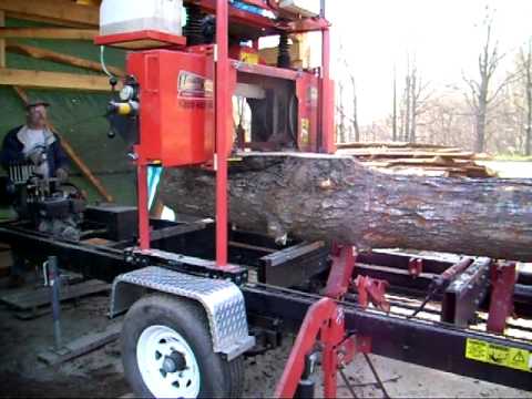 Mike Papke's Portable Sawmilling and Specialty Hardwoods Cuts Hard Maple Burl Veneers