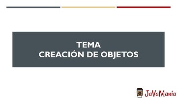 Java OCA - Capitulo 1 Bloques de Código - 04 - Creación de Objetos