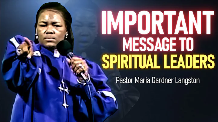 Pastor Maria Langston " Important Message to Spiri...