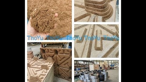 Coconut fiber pallet loading ability test  weight 1.6tons
