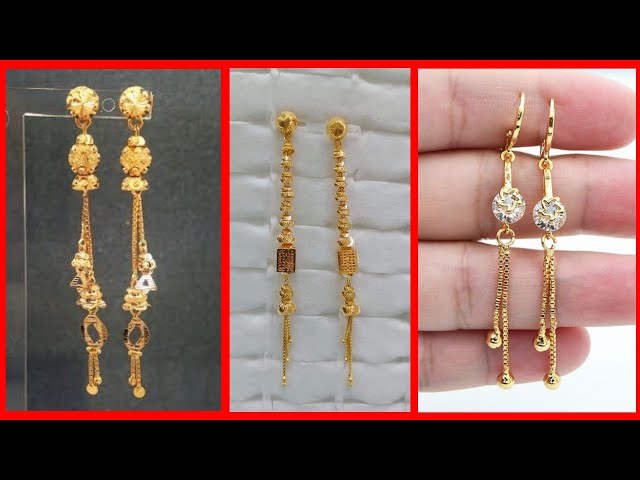 Material Good | Three Row Fancy Yellow Diamond Pear Earrings