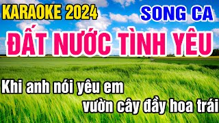 Đất Nước Tình Yêu Karaoke Song Ca Nhạc Sống gia huy karaoke