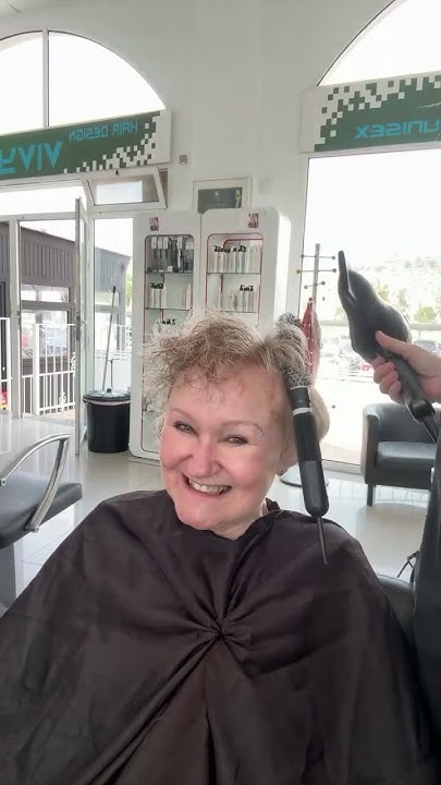  Blow dry short hair - YouTube