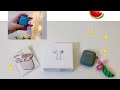 airpods 2 unboxing 📦💖 + case try-on 🍉