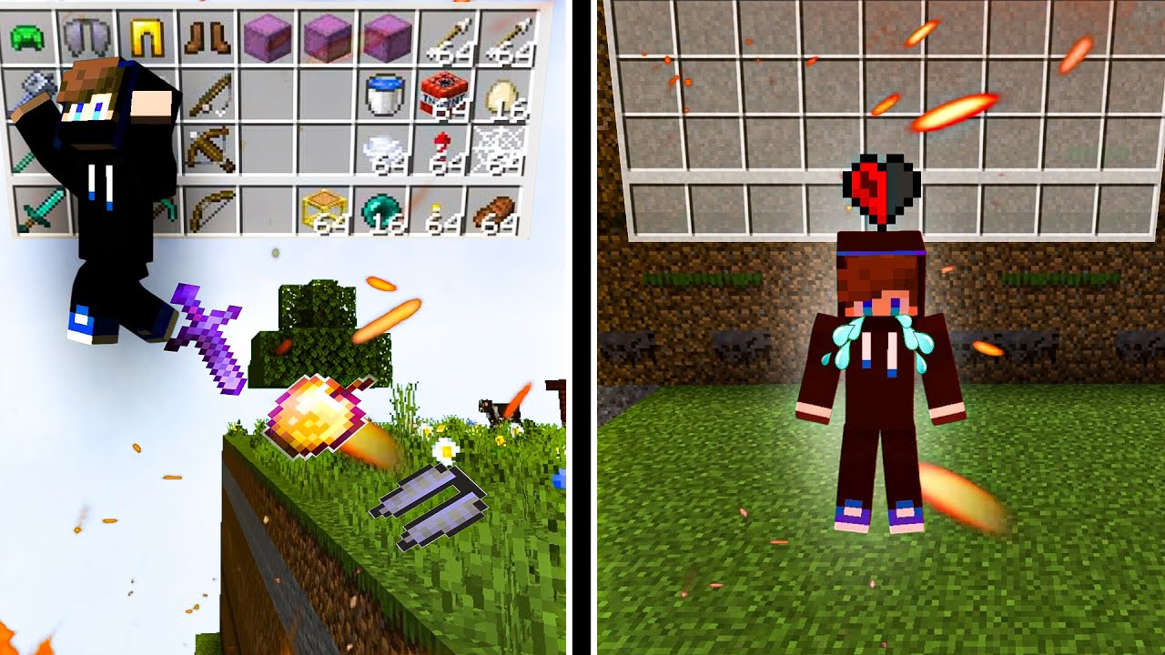 Minecraft But, Damage Clear Inventory 😱😱😱. #minecraft #speedrun #part18 ...