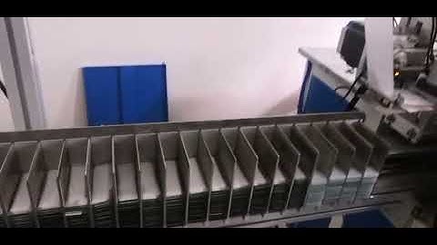microscope slide inserting paper machine