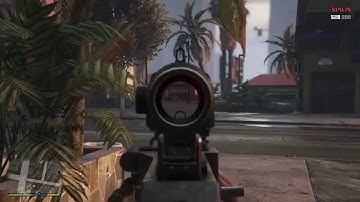 GTA V - How to use your scope & Every weapon scoped in (Current Gen Only)