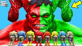 Shinchan And Franklin Upgrade Into GOD ELEMENTAL HULK to get GOD BLACK HULK SUIT in GTA V