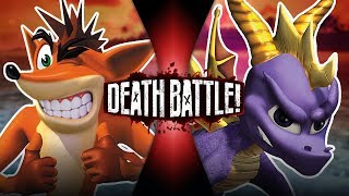 Crash VS Spyro | DEATH BATTLE!