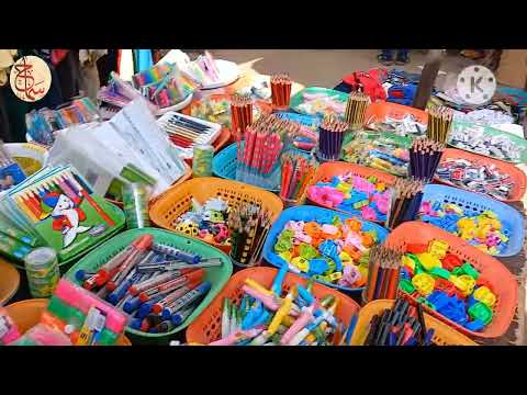 موسم المدارس واسعار الشنط والأدوات الدراسيه من سوق صفط اللبن مع سماح انور