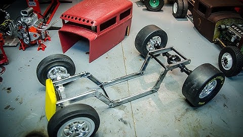 Scratchbuilt RC RatRod #3, Chassis Fabrication