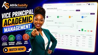 Vice Principal Academic Management  Tutorial | AfrikSabify School Management System