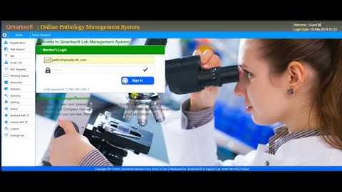 Online Pathology Lab Software demo in Hindi #onlinepathologysoftware #onlinepathologylabsoftware